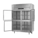 Victory RS-2D-S1-EW-HG-HC 58" 2-Section Wide Reach-In Refrigerator w/ 4 Glass Swing Half Doors, Stainless Steel, 49 cu. ft. 5 image