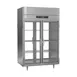 Victory RS-2D-S1-PT-G-HC 52" 2-Section Pass-Thru Refrigerator w/ 4 Glass Swing Full Doors, Stainless Steel, 48 cu. ft. 1 image
