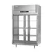 Victory RS-2D-S1-PT-G-HC 52" 2-Section Pass-Thru Refrigerator w/ 4 Glass Swing Full Doors, Stainless Steel, 48 cu. ft. 3 image