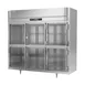 Victory RS-3D-S1-EW-HG-HC 86" 3-Section Wide Reach-In Refrigerator w/ 6 Glass Swing Half Doors, Stainless Steel, 74 cu. ft. 3 image