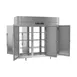 Victory RS-3D-S1-EW-PT-HC 86" 3-Section Wide Pass-Thru Refrigerator w/ 6 Solid Swing Full Doors, Stainless Steel, 80 cu. ft. 4 image