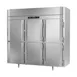 Victory RS-3D-S1-EW-PT-HD-HC 3-Section Wide Pass-Thru Refrigerator w/ 12 Solid Swing Half Doors, Stainless Steel, 80 cu. ft. 3 image