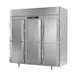 Victory RS-3D-S1-HD-HC 78" 3-Section Reach-In Refrigerator w/ 6 Solid Swing Half Doors, Stainless Steel, 68 cu. ft. 3 image