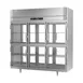 Victory RS-3D-S1-PT-HG-HC 3-Section Pass-Thru Refrigerator w/ 12 Glass Swing Half Doors, Stainless Steel, 74 cu. ft. 3 image