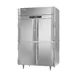Victory RSA-2D-S1-PTHDHC 52" 2-Section Pass-Thru Refrigerator w/ 8 Solid Swing Half Doors, Aluminum Interior, 48 cu. ft. 3 image
