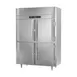 Victory RSA-2N-S1-HD-HC 58" 2-Section Reach-In Refrigerator w/ 4 Solid Swing Half Doors, Aluminum Interior, 41.35 cu. ft. 3 image