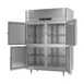 Victory RSA-2N-S1-HD-HC 58" 2-Section Reach-In Refrigerator w/ 4 Solid Swing Half Doors, Aluminum Interior, 41.35 cu. ft. 5 image