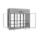 Victory RSA-3D-S1-EW-PT-G-HC 3-Section Wide Pass-Thru Refrigerator w/ 6 Glass Swing Full Doors, Aluminum Interior, 80 cu. ft. 4 image