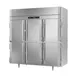 Victory RSA-3D-S1-PT-HD-HC 78" 3-Section Pass-Thru Refrigerator w/ 12 Solid Swing Half Doors, Aluminum Interior, 74 cu. ft. 3 image
