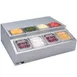 APW Wyott RTR-8 27" Countertop Refrigerated Topping Rail, 8 Pan Capacity 1 image
