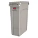 Rubbermaid FG354060BEIG Slim Jim® Container, 23 Gallon, 22"W X 11"D X 30"H 1 image