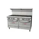 Southbend S60DD 60" Gas Restaurant Range w/ (10) Open Burners, (2) Standard Ovens, 350.000 BTU 1 image