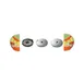 Sammic FF8 (9500112) 3-Piece French Fry Disc Package w/ Grid, Slicing Disc, Curved Slicer 1 image