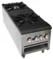 Sapphire Manufacturing SE-SPR2 18" Gas Stock Pot Range w/ (2) Two Ring Burners, Front to Back Design, Manual Controls, 160.000 BTU  1 image