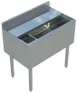 Sapphire Manufacturing SMIB-1830 Insulated Underbar Ice Bin w/ Bottle Holder 1 image