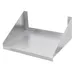 Sapphire Manufacturing SMMW-24 Wall Mount Microwave Shelf, 24"W x 24"D, 18/400 Series Stainless Steel Construction, Reinforced Hem Edge, NSF Certified 1 image