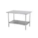Sapphire Manufacturing SMT-1824S 24" Open Base Work Table, Stainless Steel Base / Flat Top 1 image