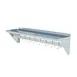 Sapphire Manufacturing SMWP-1248 Wall-Mounted Overshelf with Pot Rack - 48"W x 12"D 1 image