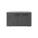 Atosa USA SBB59GRAUS2 57" Two Section Back Bar Cooler with Solid Door, 15.0 cu. ft. 1 image
