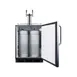 Summit SBC54OSBIADA 24" 1 Tower Kegerator Dispenser, 5.5 cu. ft. 4 image