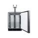 Summit SBC58BLBIADAIF 24" 1 Tower Draft Beer Cooler Dispenser, 5.5 cu. ft. 4 image