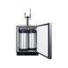 Summit SBC58BLBIADAIFCMTWIN 24" Combo Nitro/Cold Brew Coffee Dispenser, 5.5 cu. ft. 115V 4 image