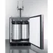 Summit SBC58BLBIADAIFNCFTWIN 24" Nitro Cold Brew Coffee Dispenser, ADA / 5.5 cu. ft. - 115V 4 image