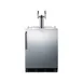 Summit SBC58BLBICSSADA 24" 1 Tower Draft Beer Cooler Dispenser, 5.5 cu. ft. 2 image