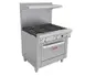 Southbend 4362C-2CR 36" Gas Restaurant Range w/ (2) Open Burners, 24" Charbroiler, (1) Cabinet Base, 118.000 BTU 1 image