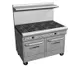 Southbend 448EE-4G 48" Gas Restaurant Range w/ 48" Full Griddle, (2) Space Saver Ovens, 170.000 BTU 1 image