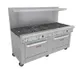 Southbend 4725AA-3CL 72" Gas Restaurant Range w/ (5) Open Burners, 36" Charbroiler Left, (2) Convection Ovens, 339.000 BTU 1 image