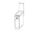 Southbend P12C-G 12" Gas Heavy Duty Range w/ 12" Full Griddle, (1) Cabinet Base, 32.000 BTU 1 image