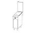 Southbend P12C-H 12" Gas Heavy Duty Range w/ (1) Hot Top, (1) Cabinet Base, 32.000 BTU 1 image