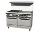 Southbend S48DC-2TR 48" Gas Restaurant Range w/ (4) Open Burners, 24" Griddle Right w/ Thermostatic Controls, (1) Standard Oven, (1) Cabinet Base, 195.000 BTU 1 image
