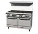 Southbend S48EE 48" Gas Restaurant Range w/ (8) Open Burners, (2) Space Saver Ovens, 294.000 BTU 1 image