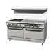 Southbend S60DD-4GR 60" Gas Restaurant Range w/ (2) Open Burners, 48" Griddle Right, (2) Standard Ovens, 206.000 BTU 1 image