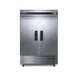 Summit SCFF497 56" Two Section Solid Door Reach-In Freezer, All Stainless Steel, 49 cu. ft. 2 image