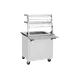 Delfield SCI-74 74" Shelleysteel™ Ice-Cooled Cold Food Serving Counter w/ Understorage, (5) Pan 1 image