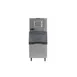 Scotsman MC0630SA-32/B530S Air Cooled Half Cube 640 lb Ice Machine with Bin, 536 lb Stainless 1 image