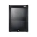 Summit SCR114L Glass Door Beverage Merchandiser, 0.85 cu.ft, Black, Reversible, Thermostat, 115V 2 image