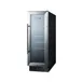 Summit SCR1225B Beverage Center with Locking Glass Door, Black Exterior, 2.2 cu. Ft. 2 image