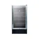 Summit SCR1841B 18" Beverage Center w/ Right Glass Door, Black Exterior, 2.7 cu.ft 2 image