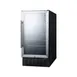Summit SCR1841BADA 18" Beverage Center w/ Glass Door, Black Exterior, 2.7 cu.ft 3 image