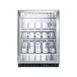 Summit SCR610BLCH 24" Glass Door Wine Refrigerator, Single Temperature, 20 Bottles 2 image
