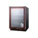 Summit SCR610BLCHPNR 24" Glass Door Wine Refrigerator, Single Temperature, 20 Bottles 3 image