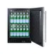 Summit SCR610BLSD 24" Stainless Steel Door Undercounter Refrigerator in Black, 5 cu. ft. 5 image