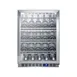 Summit SCR611GLOSCH 23" Glass Door Wine Refrigerator, Single Temperature, 20 Bottles 3 image
