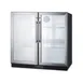 Summit SCR7012DB Beverage Merchandiser in Black, Two Swing Glass Door w/ Lock, 7.4 cu. ft. 2 image