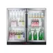 Summit SCR7012DB Beverage Merchandiser in Black, Two Swing Glass Door w/ Lock, 7.4 cu. ft. 3 image