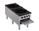Magic Chef MCCSR2A 18" Natural Gas Stock Pot Range w/ (2) Three Ring Burners, Front to Back Design, Manual Controls, 80.000 BTU 1 image